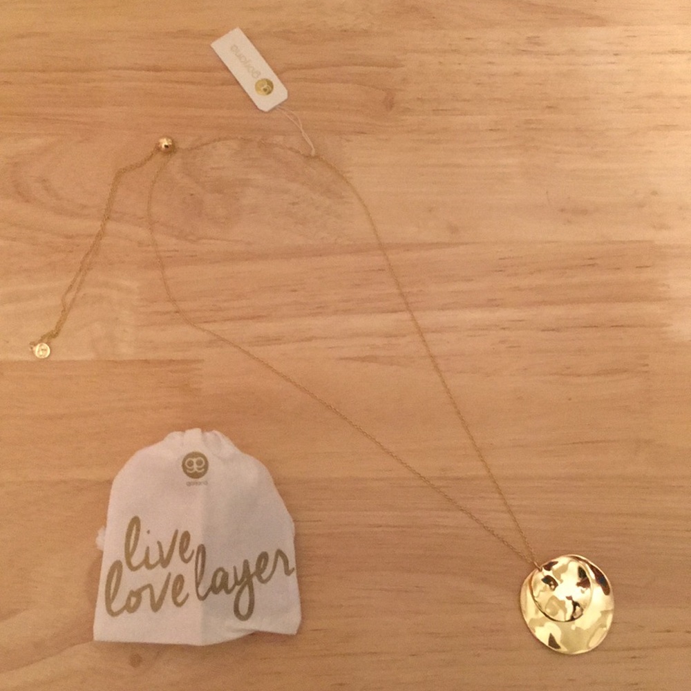 Gorjana NWT Chloe Pendant Adjustable Necklace | Gold ✨ - Picture 5 of 8
